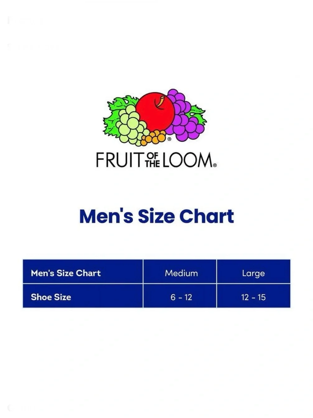 Men’s Fruit Of The Loom Americana Crew Socks 3, 2-Packs Size 6-12
